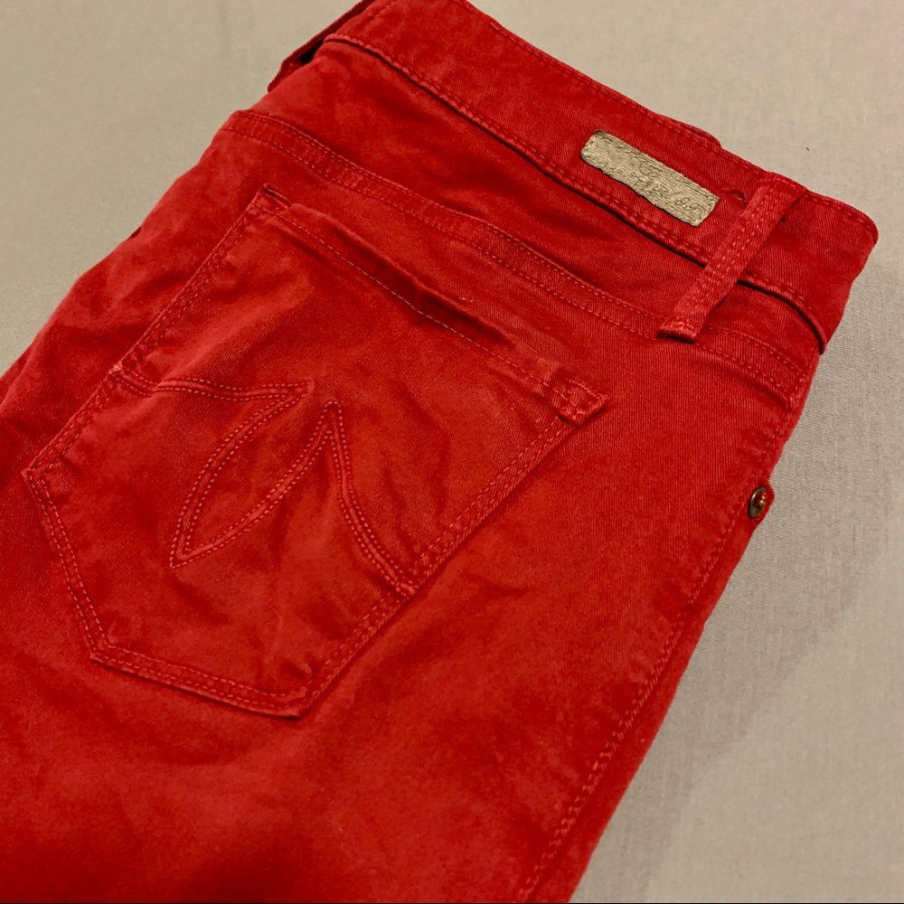 Red lily straight skinny jeans - Level 99